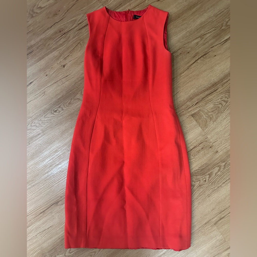 Versace red dress